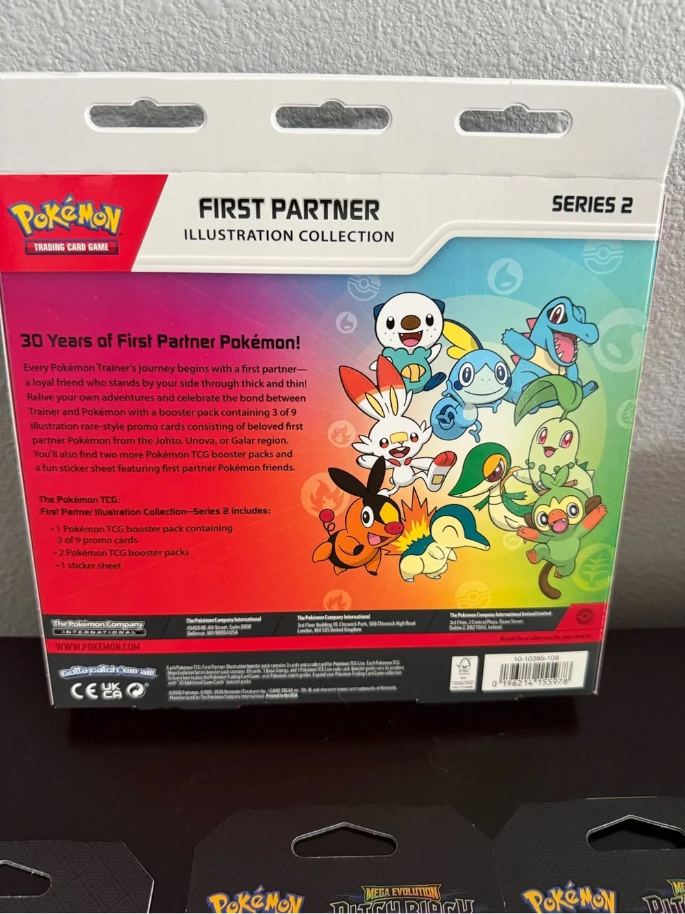 Pokemon First Partner Series 2 AND 3 Pitch Black Booster Packs